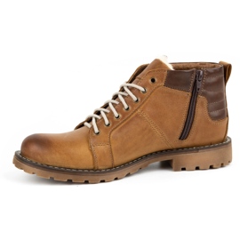 Mario Pala Botas de inverno masculinas vermelhas de 865 MP laranja 1