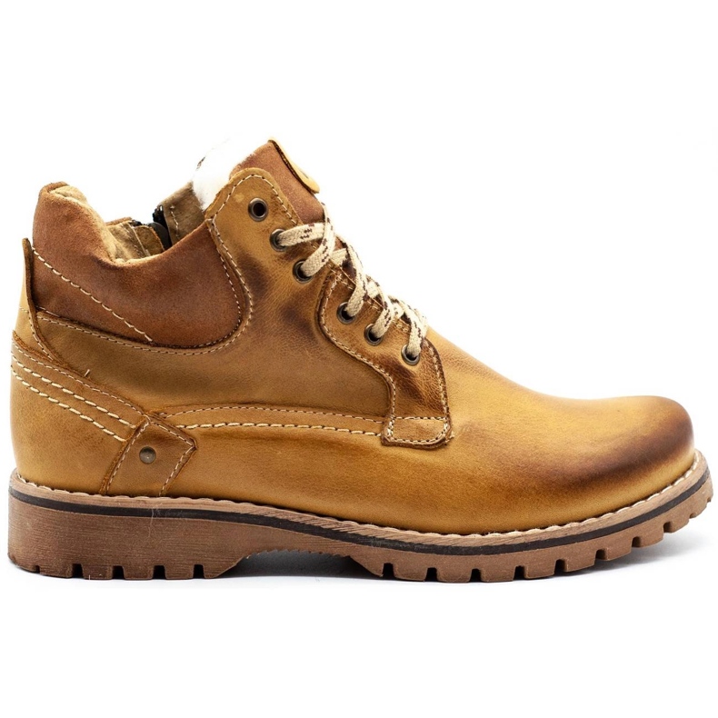 KOMODO Sapatos masculinos com isolamento de botas de neve 885 camelo castanho 1 KOMODO Sapatos masculinos com isolamento de botas de neve 885 camelo castanho 1