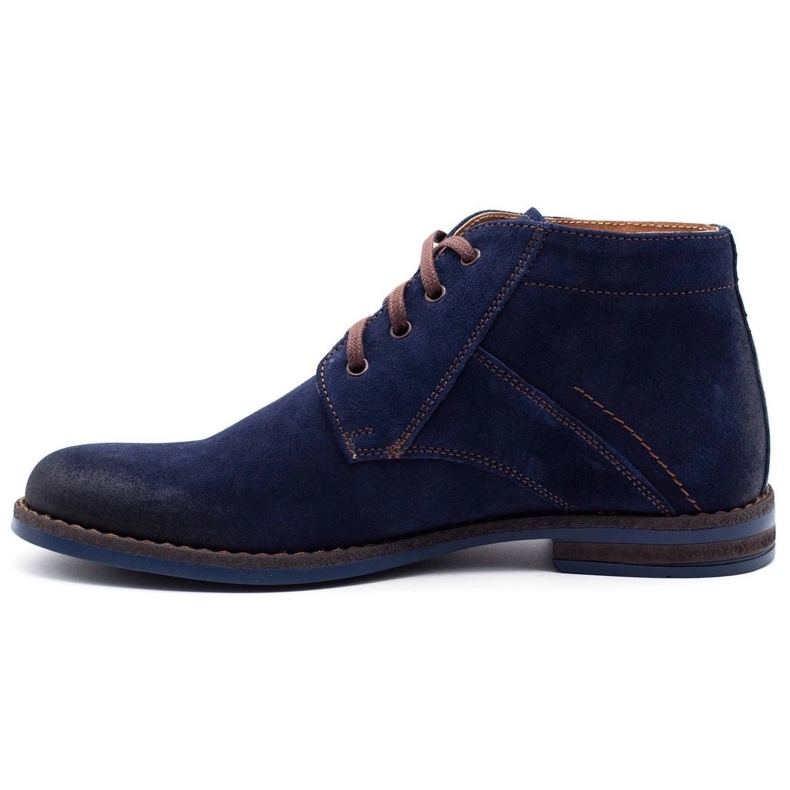 Olivier Botas masculinas Jodhpur 605 azul marinho 1
