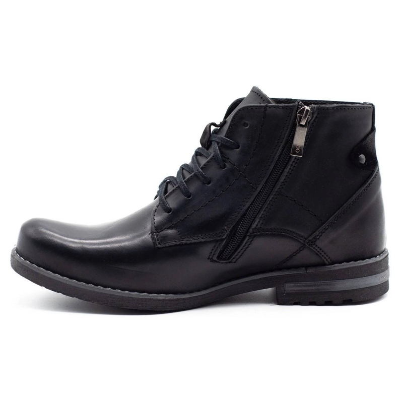 KOMODO Botas de inverno masculinas negras 731K preto 1
