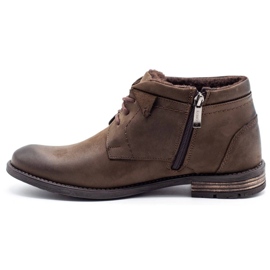 KOMODO Botas de inverno masculinas marrons 834K marrom 1