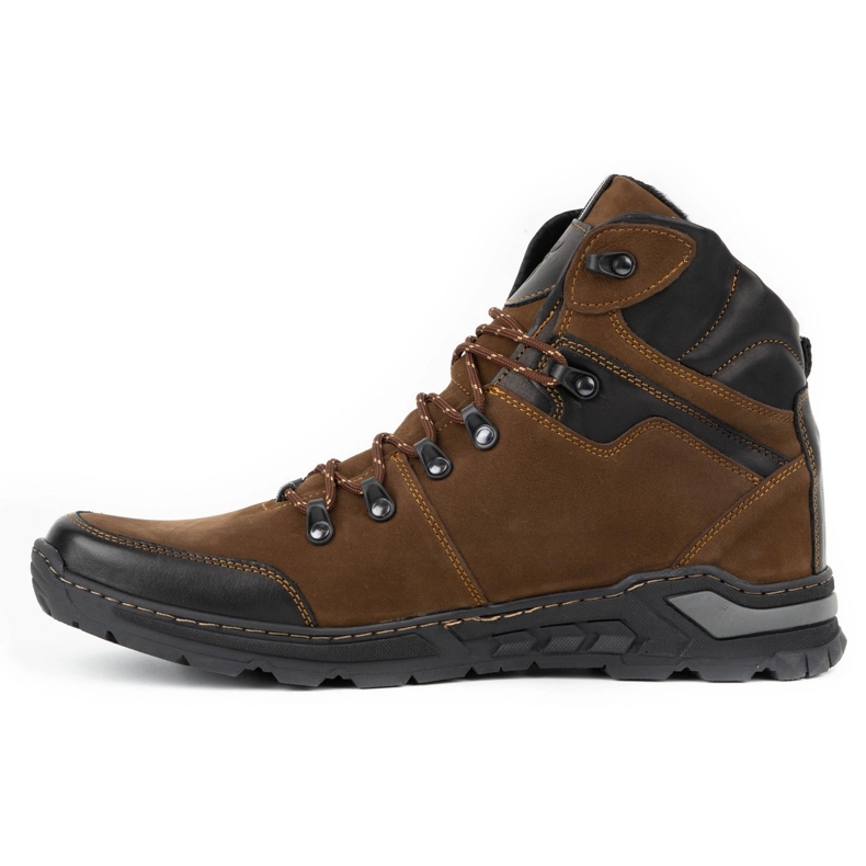 KENT Sapatos de inverno masculinos 514 marrons marrom 1