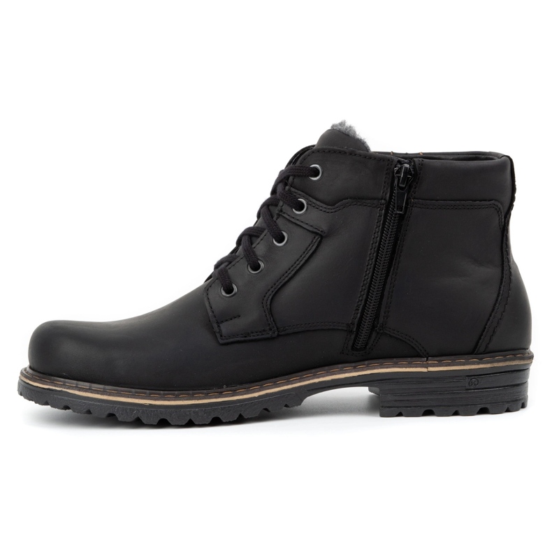 Polbut Botas de neve masculinas J35 pretas preto 1