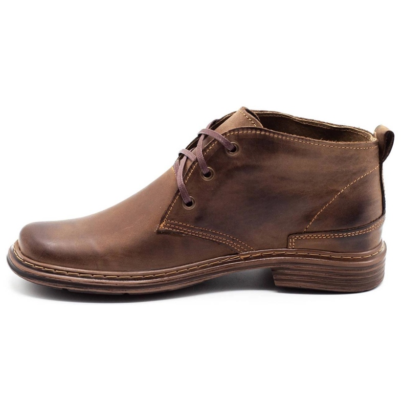 Polbut Botas quentes masculinas marrons 191F marrom castanho 2