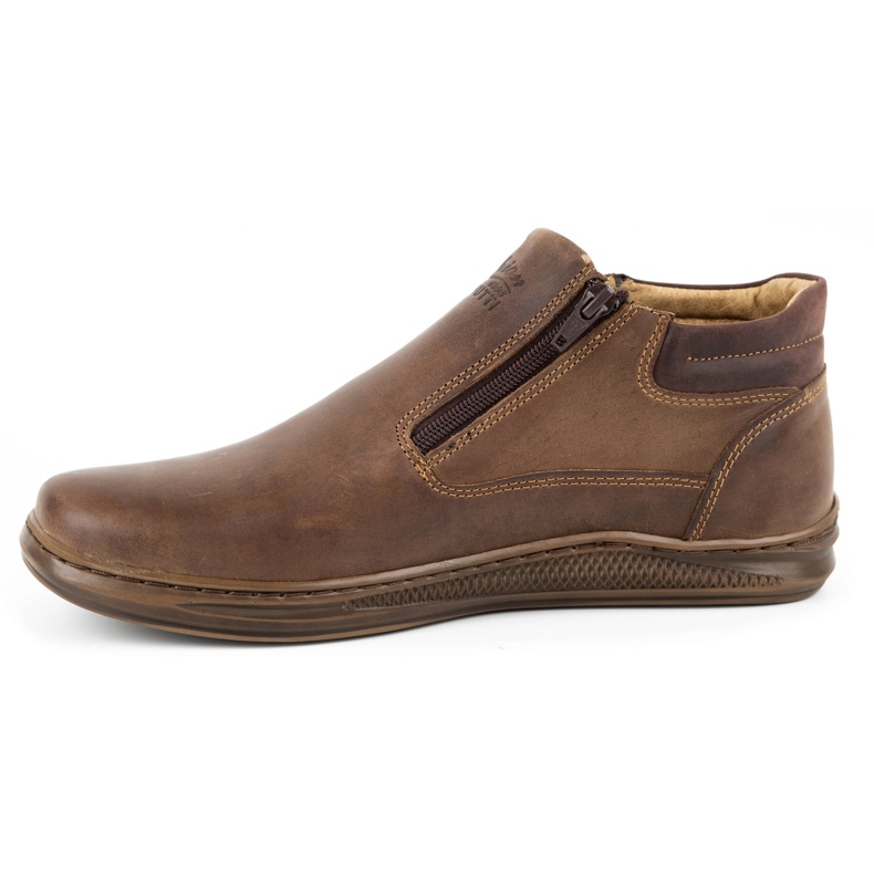Polbut Botas de inverno masculinas K29 marrons castanho 1