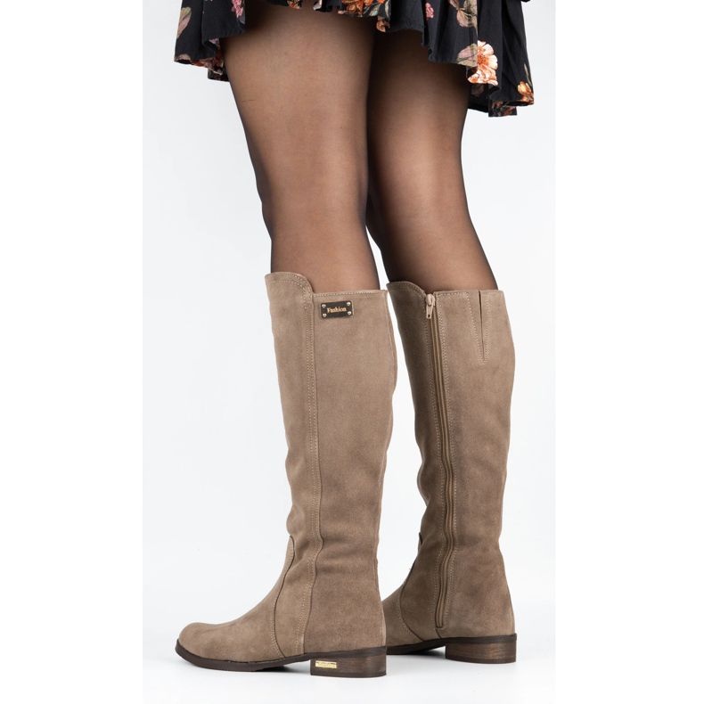 Olivier Botas na moda Klara bege 2