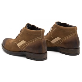 Olivier Sapatos de inverno masculino 1028 marrons castanho 1