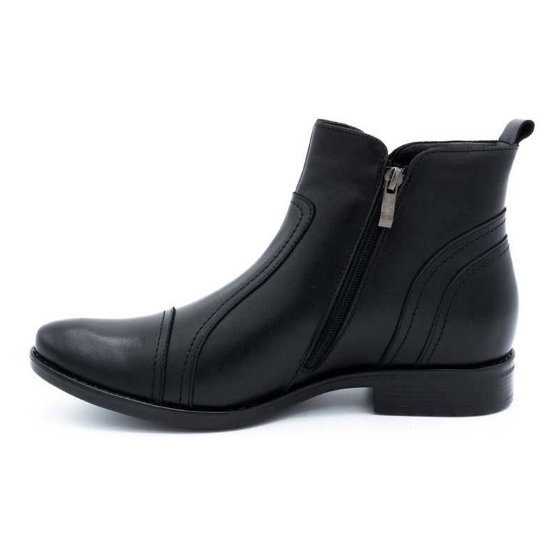Olivier Botas Chelsea de inverno masculinas 1001 pretas preto 1