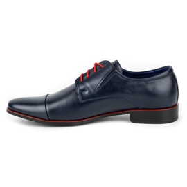 Olivier Sapatos formais masculinos 286 azul marinho 2