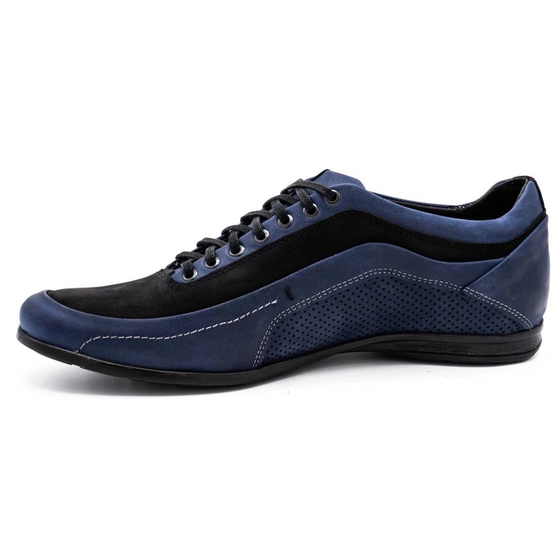 Polbut Sapatos casuais masculinos 2101P azul marinho 1