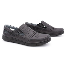Polbut Sapatos de verão masculinos cinza J53 1