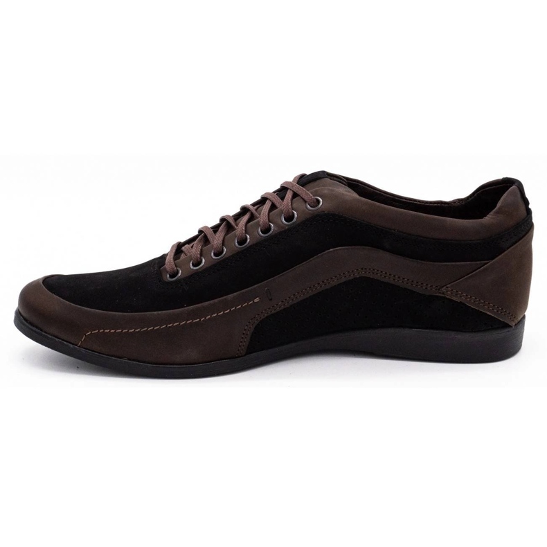 Polbut Sapatos masculinos casuais 2101P marrom 1