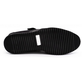 Polbut Sapatos casuais masculinos de couro 2102/2 pretos 1