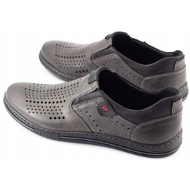 Polbut Brogues masculino 401 verão cinza 1