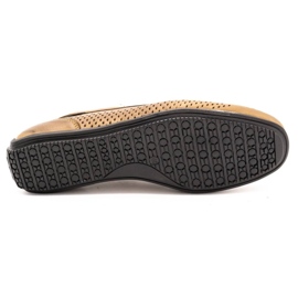 Polbut Mocassins de couro masculino 2105P marrom 1