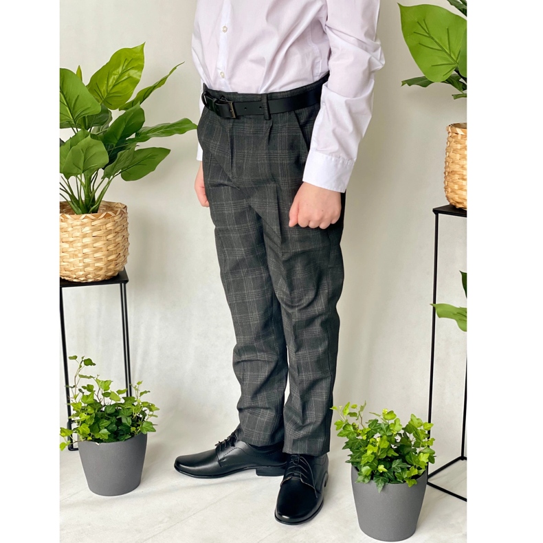 Lukas Sapatos de comunhão formal para crianças J1 pretos 1