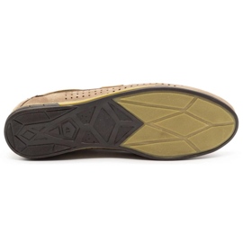 Olivier Sapatos abertos masculinos 563 bege 1