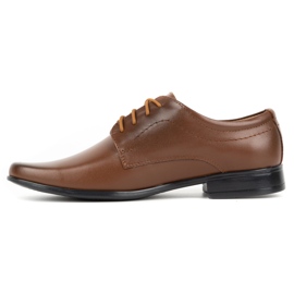 Lukas Sapatos de comunhão formal para crianças J1 marrom castanho 1 Lukas Sapatos de comunhão formal para crianças J1 marrom castanho 1