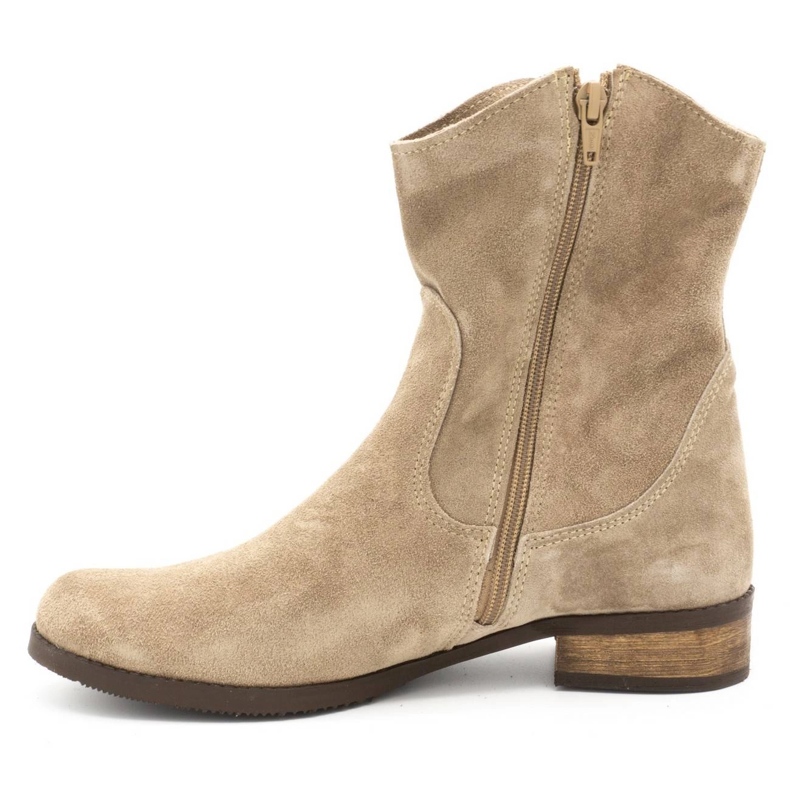 Olivier Botas femininas Cassie bege 1