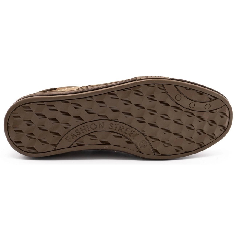 Sapatos masculinos de couro Olivier 236GT marrom 1