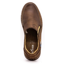 Olivier Sapatos masculinos deslizantes 283GT marrons marrom 1