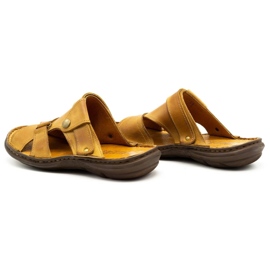 Polbut Chinelos masculinos 024 vermelhos laranja 1