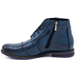 Joker Sapatos de inverno masculinos 315J azul marinho 1