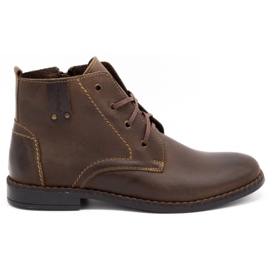 Polbut Sapatos de inverno masculino C20F marrom escuro 1