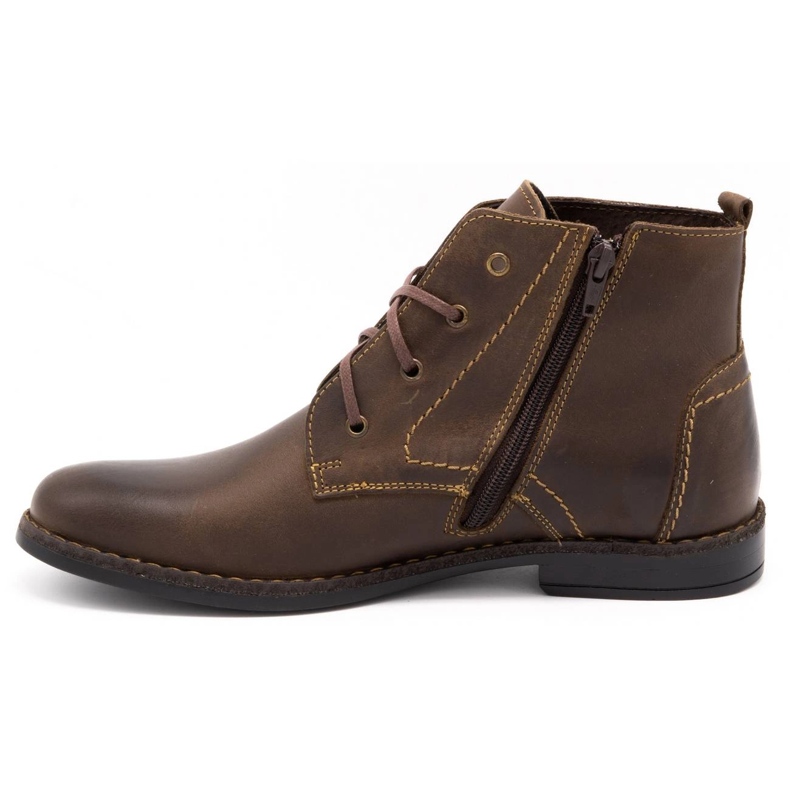 Polbut Sapatos de inverno masculino C20F marrom escuro 2