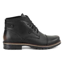 Polbut Sapatos de inverno masculinos C15F kabir marrom preto 1