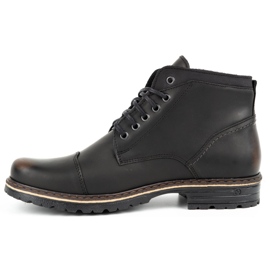 Polbut Sapatos de inverno masculinos C15F kabir castanho preto 2