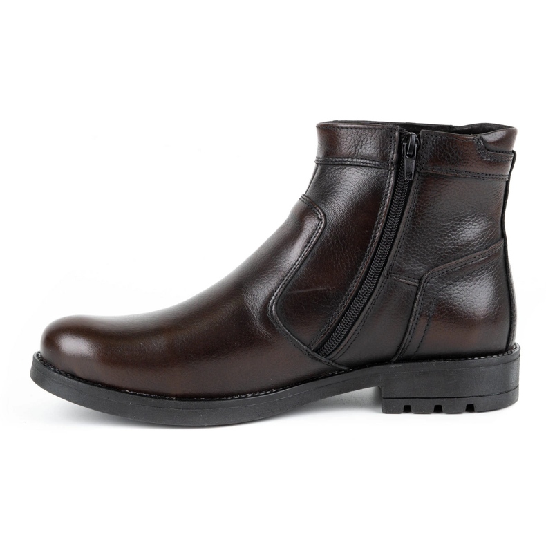 Olivier Botas masculinas de couro Chelsea de 302 MP kabir marrom 1