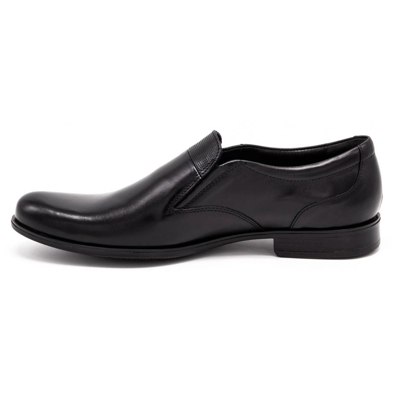 Kampol Sapatos masculinos deslizantes masculinos 343/17 pretos 1