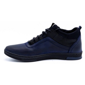Polbut Sapatos de inverno masculino K27F azul marinho escuro 1