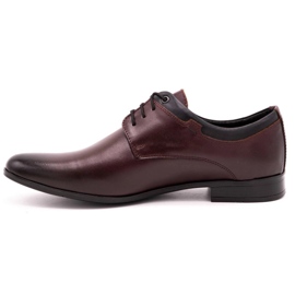 Olivier Sapatos formais de couro masculino 263LU kabir com preto marrom 1