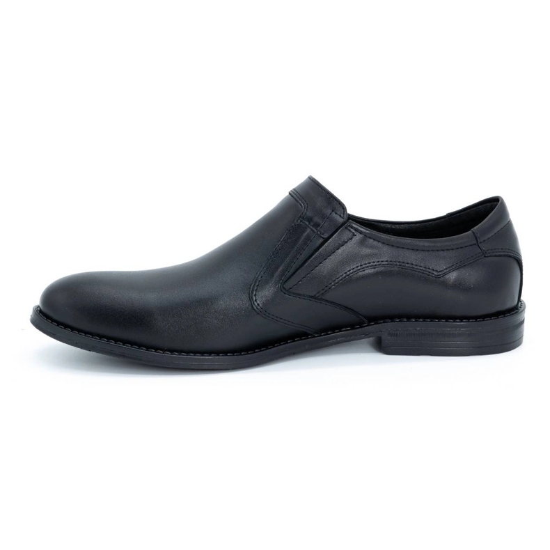 Olivier Sapatos de couro masculinos elegantes 283LU preto 1