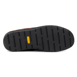 Kampol Sapatos casuais de couro masculino 13 / CK65 marrom castanho 4