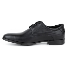 Olivier Sapatos formais em pele de homem 850MA preto 1