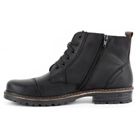Polbut Sapatos de couro de inverno masculino 403S preto 1