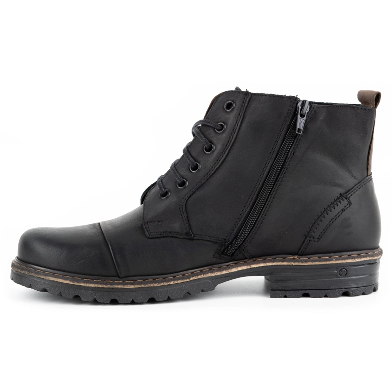 Polbut Sapatos de couro de inverno masculino 403S preto 1
