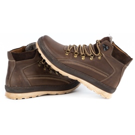 Olivier Sapatos de homem em pele isolada 378MA castanho marrom 2