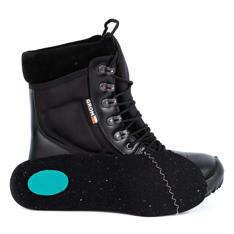 Olivier Botas táticas militares para proteção Grom 1138 preta preto 1