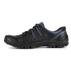 WASAK Sapatos de trekking de homem em pele 0166W preto 1