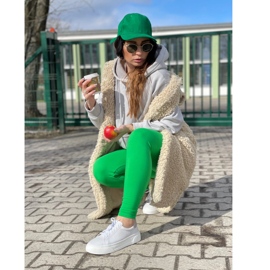 WASAK Sapatos femininos tênis de couro 0680W branco 1