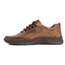 KOMODO Sapatos de homem em pele Sport 922K castanho marrom 1