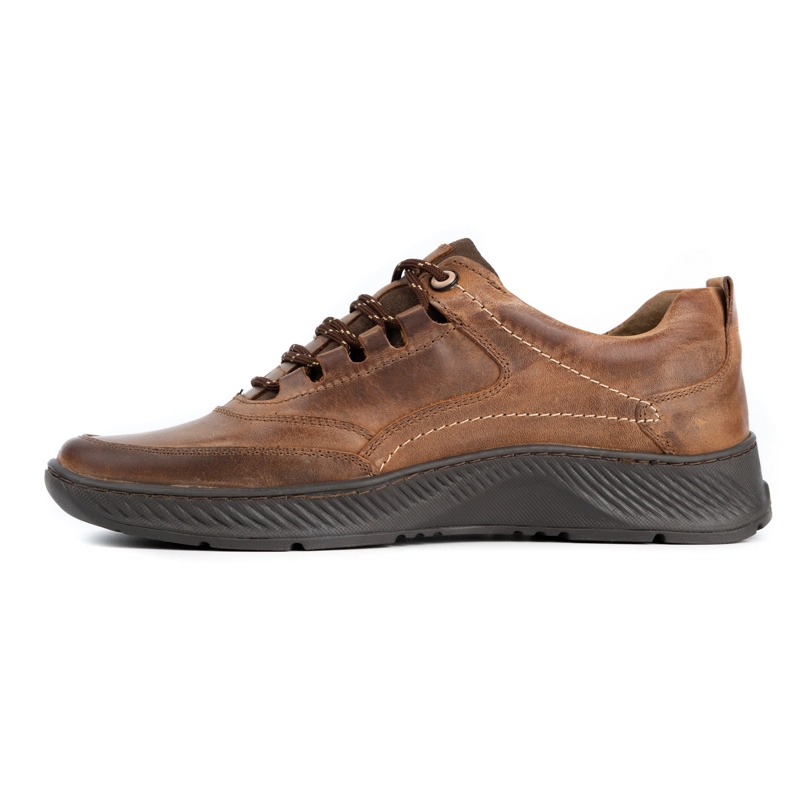 KOMODO Sapatos de homem em pele Sport 922K castanho marrom 1