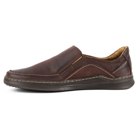 Olivier Sapatos slip-on de homem em pele SLIP-ON 216GT castanho 1 Olivier Sapatos slip-on de homem em pele SLIP-ON 216GT castanho 1