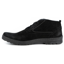Olivier Sapatos casuais de camurça para homem 234GT preto 1