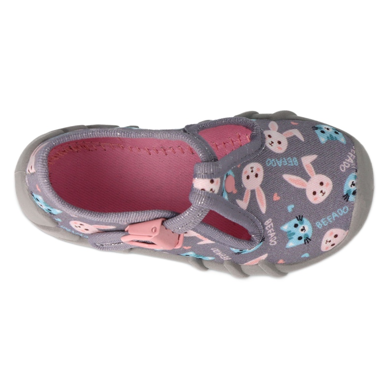 Calçado infantil Befado 110P473 cinza 3