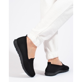 W. Potocki Calça feminina em tecido Potocki preto 2